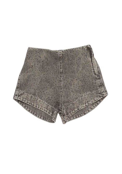 Shorts con strass Lù-Lù BY MISS GRANT | LL4524NERO